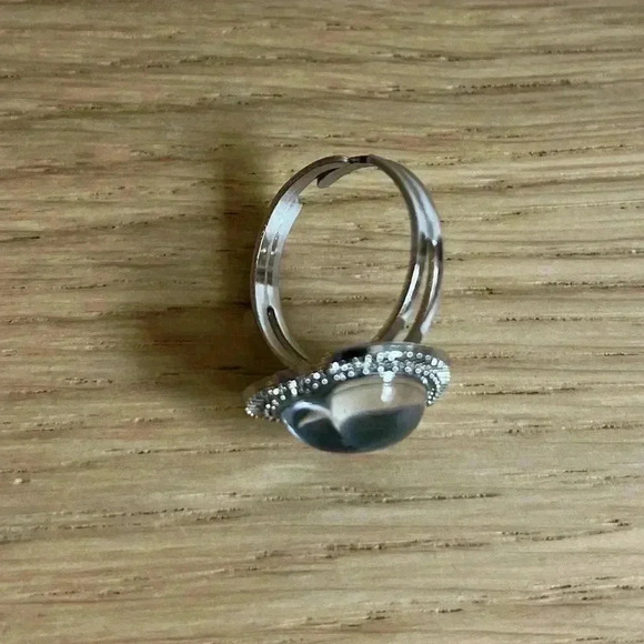 Mood Ring Warm Water Changing Temperature Drop Ring Gift Size 8-9 Cute Heart - Picture 5 of 8